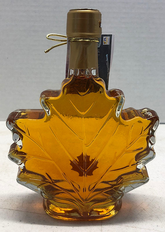 Maple Syrup in a Glass Leaf