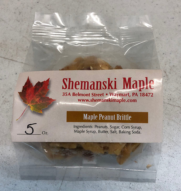 Maple Peanut Brittle