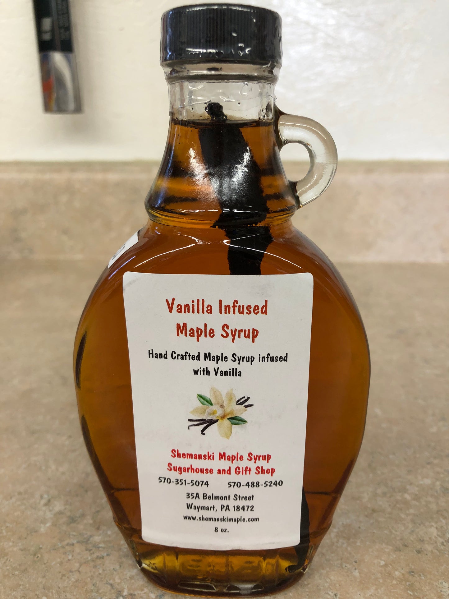 Vanilla Infused Maple Syrup